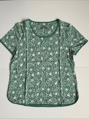 Sleep Sense Women's Navy pink & cream color  Pajama Short Sleeve